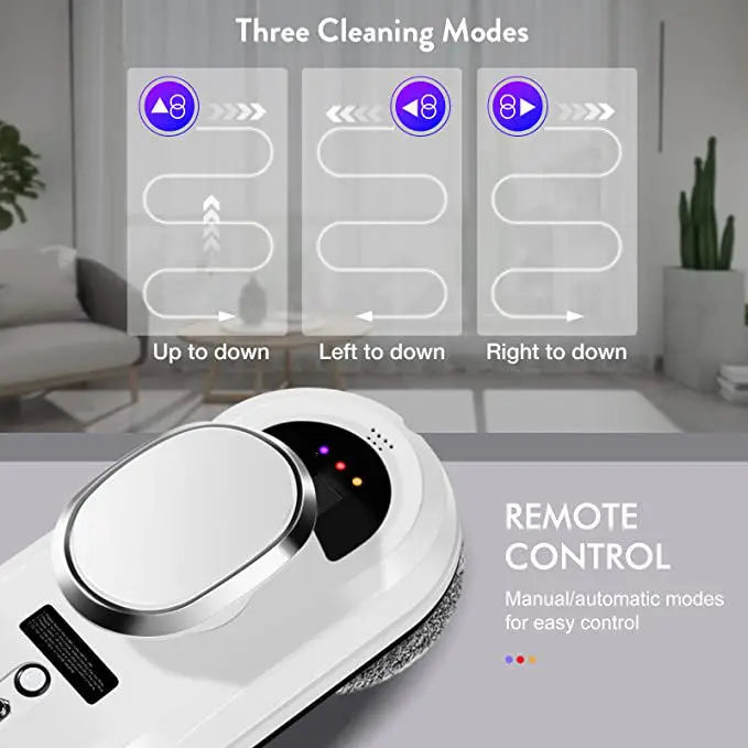 Smart Home Robot Vacuum Cleaner Remote Control Glass Cleaning Robots Vacuum Window Cleaning Robot